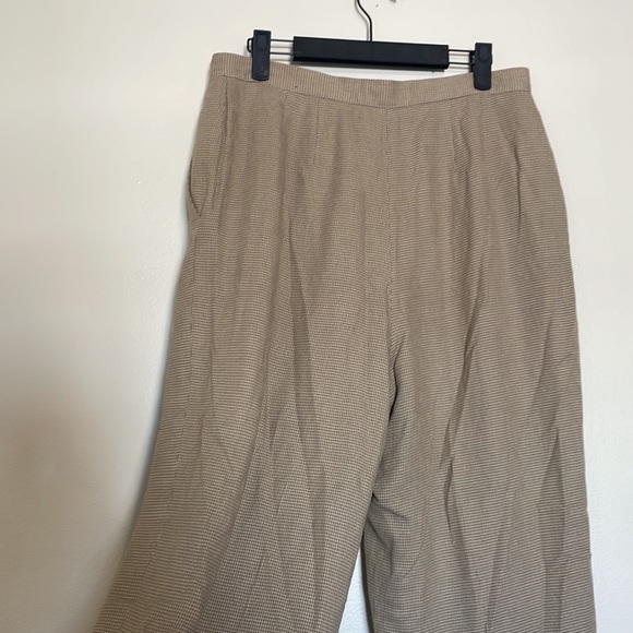 Liz Claiborne Petite Collection Size 14 Gingham High Rise Pants - Picture 3 of 8